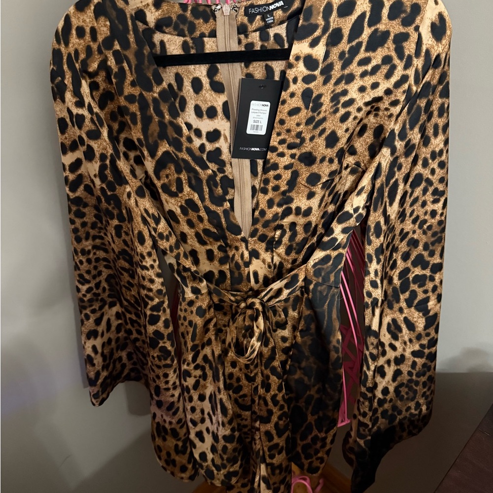 Fashion Nova Leopard Print Dress